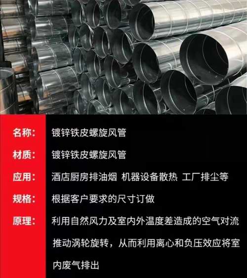 螺旋風(fēng)管介紹 螺旋風(fēng)管介紹